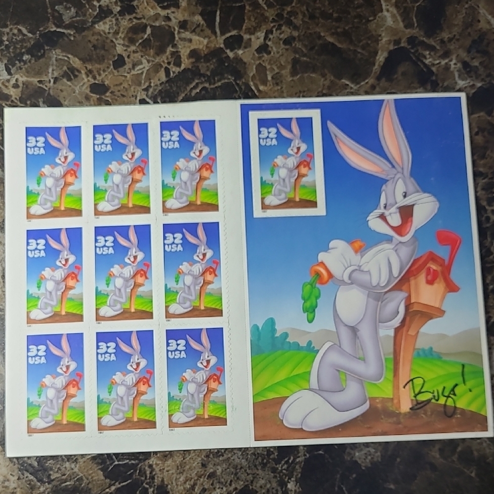Bugs Bunny 32 Cent Stamp Sheet